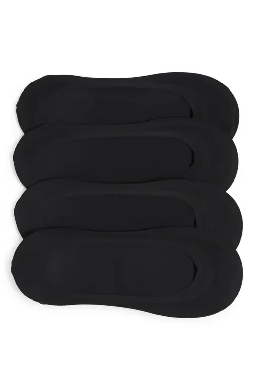 4-Pack Bonded No-Show Socks by Nordstrom
