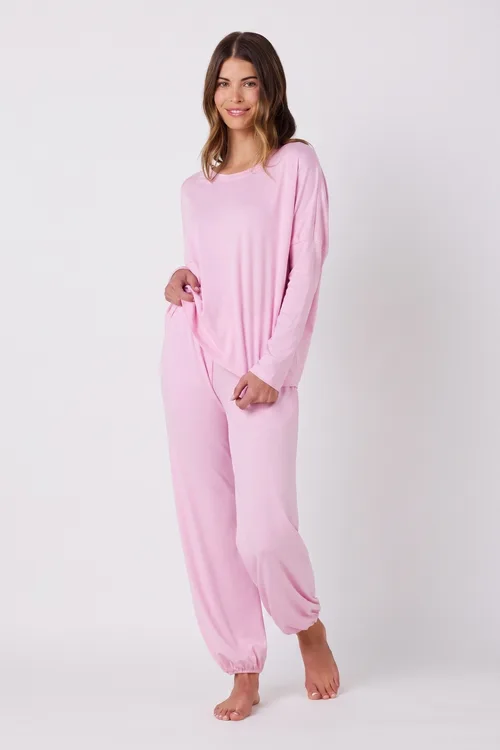 Pima Knit Pullover Set by The Cat's Pajamas