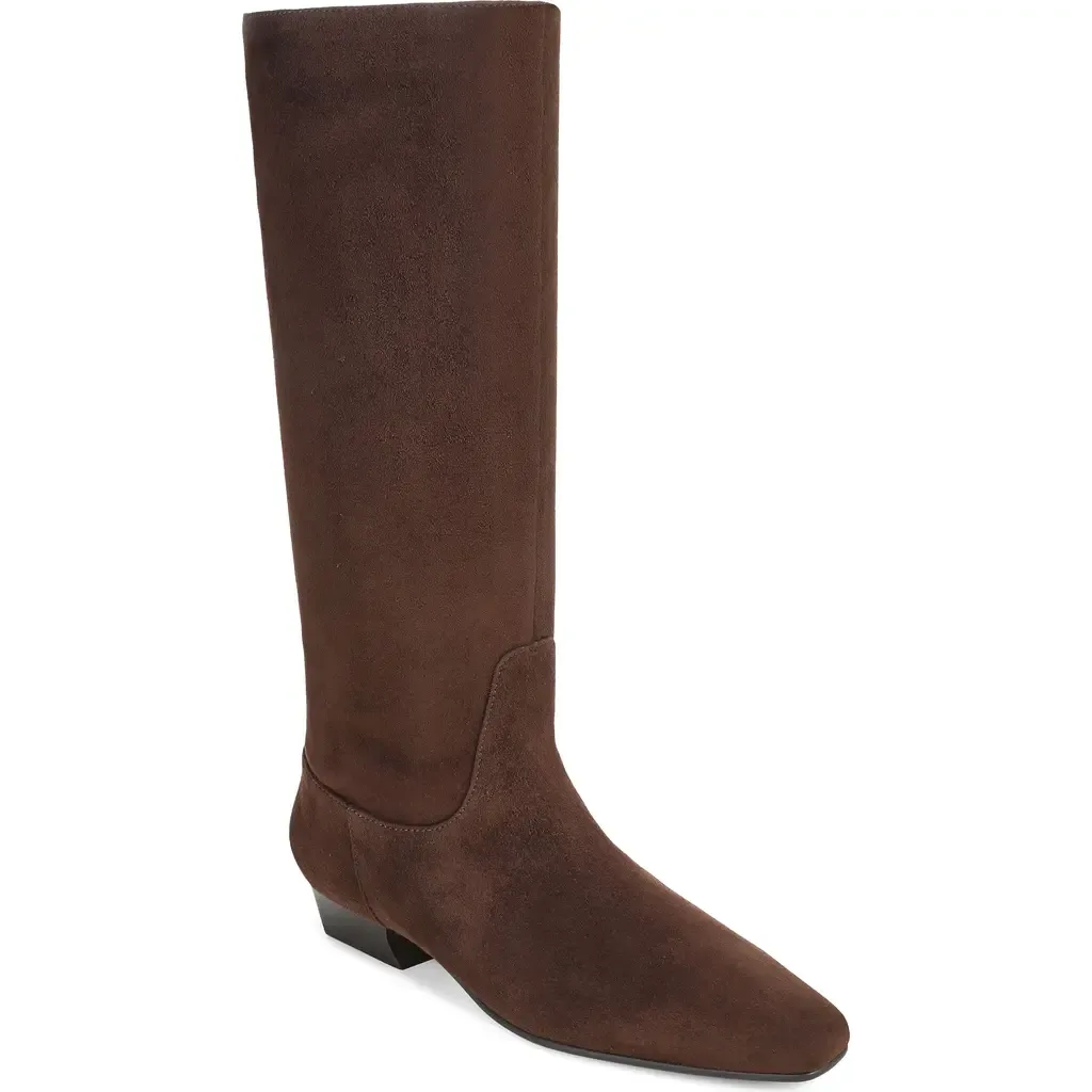 Addison Tall Boot in Coffee Bean Suede