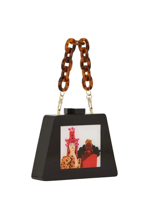 Kiki & Aiko Acrylic Dinner Clutch by LarAllan