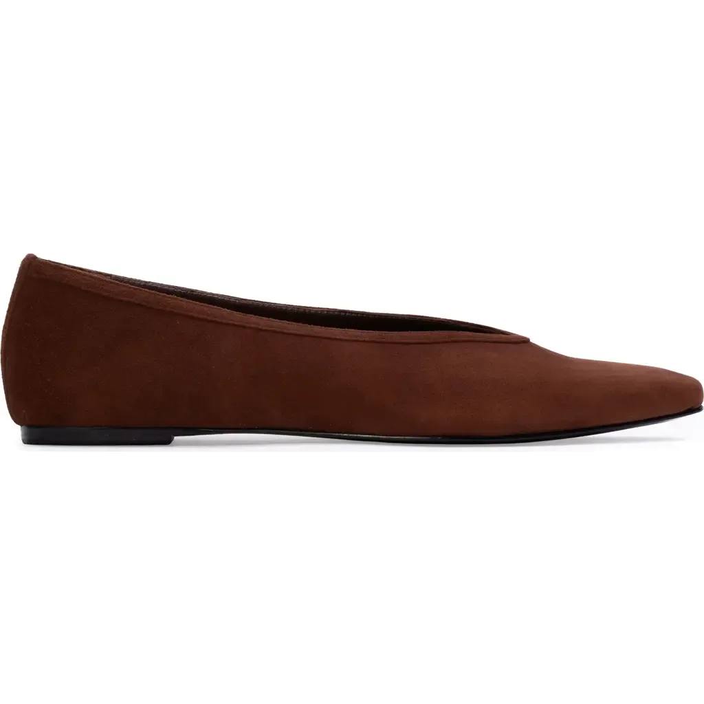 Ayra Suede Ballerina by BLACK SUEDE STUDIO