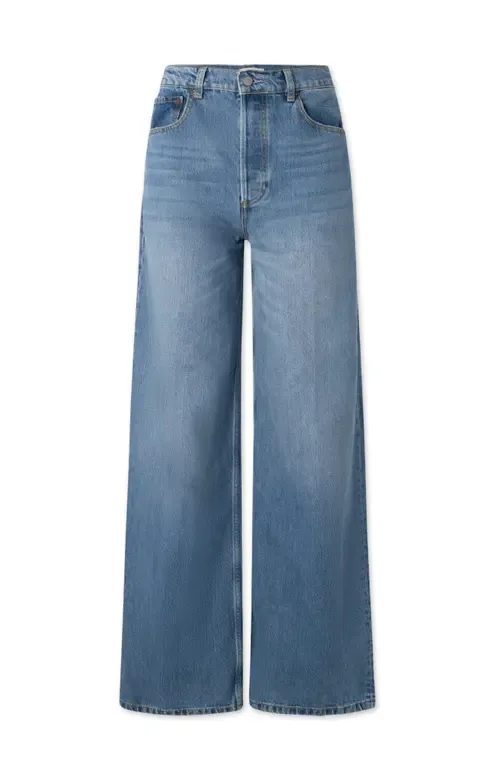 The Jovi Retro Wide Leg High Rise Jeans by Boyish
