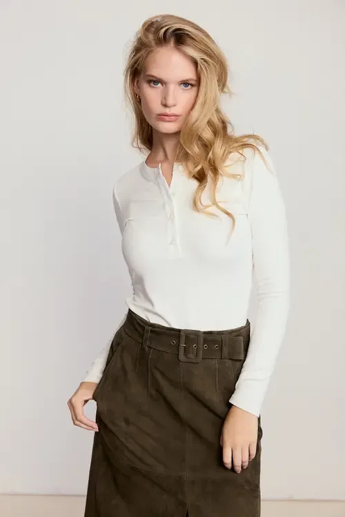 The Long Sleeve Brett Shirt by The Shirt by Rochelle Behrens