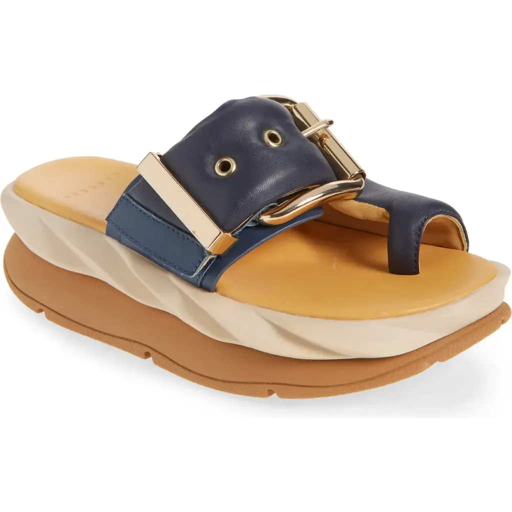 Mellow Glow Platform Sandal by 4CCCCEES