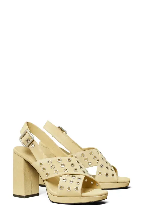 Slingback Platform Sandal by Tory Burch