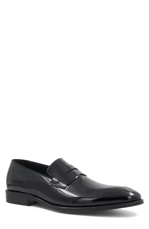 Maioco Sera Patent Leather Apron Toe Penny Loafer