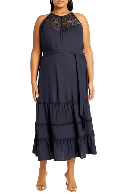 Alessia Sleeveless A-Line Dress by City Chic