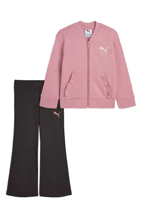 Fleece Jacket & Flare Leggings Set by PUMA
