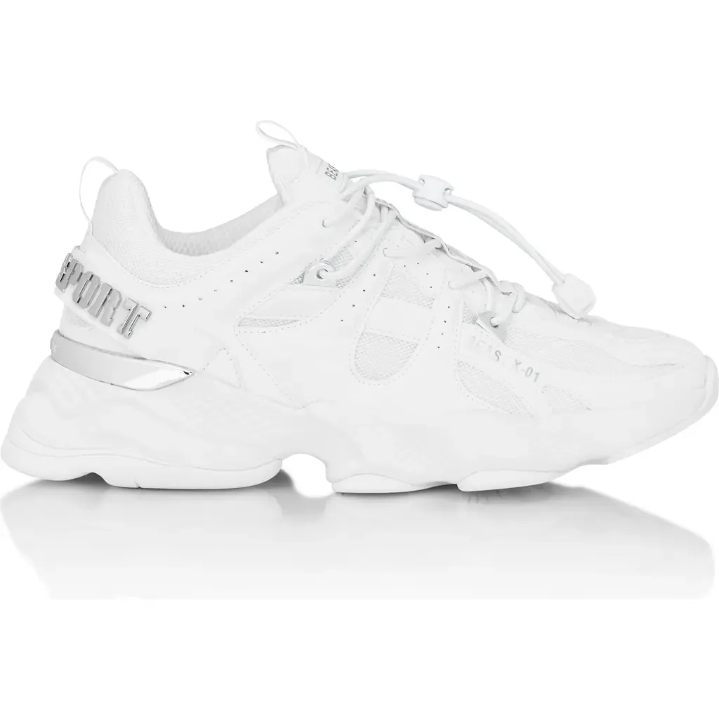 Runner Beast X-01 Unisex in White by PLEIN SPORT
