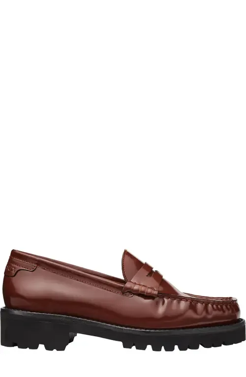 The Louisa Loafer in Hickory Calf by MARGAUX