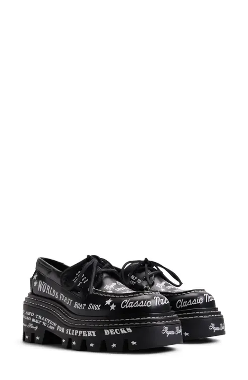 Sperry x MONSE Authentic Original 2-Eye Lug Boat Shoe by Sperry