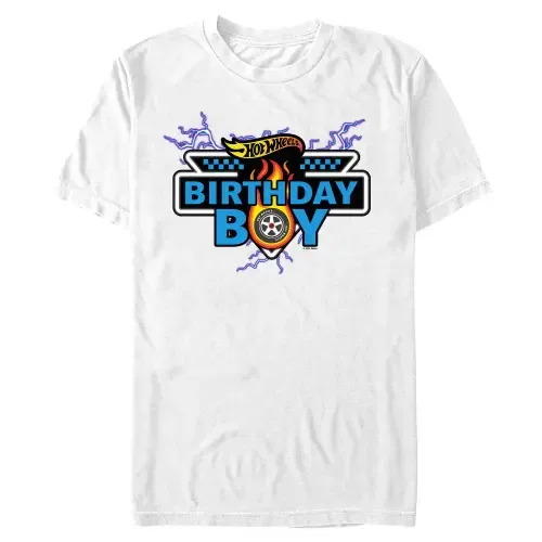 Hot Wheels Racing Birthday Boy T-Shirt by Hot Wheels