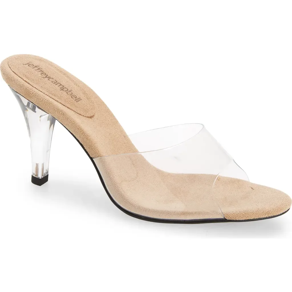 Cendrillon Clear Sandal by Jeffrey Campbell