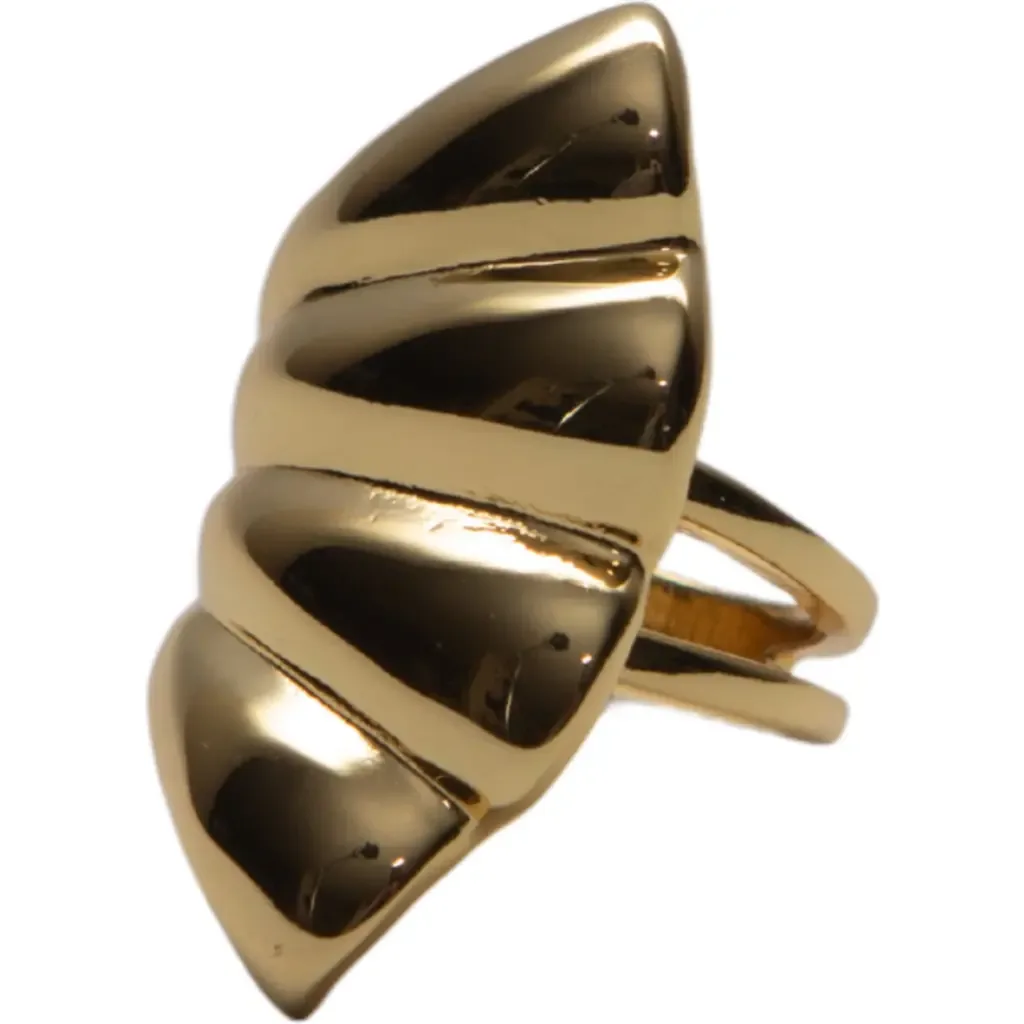 Flared Rib Ring by ARGENTO VIVO