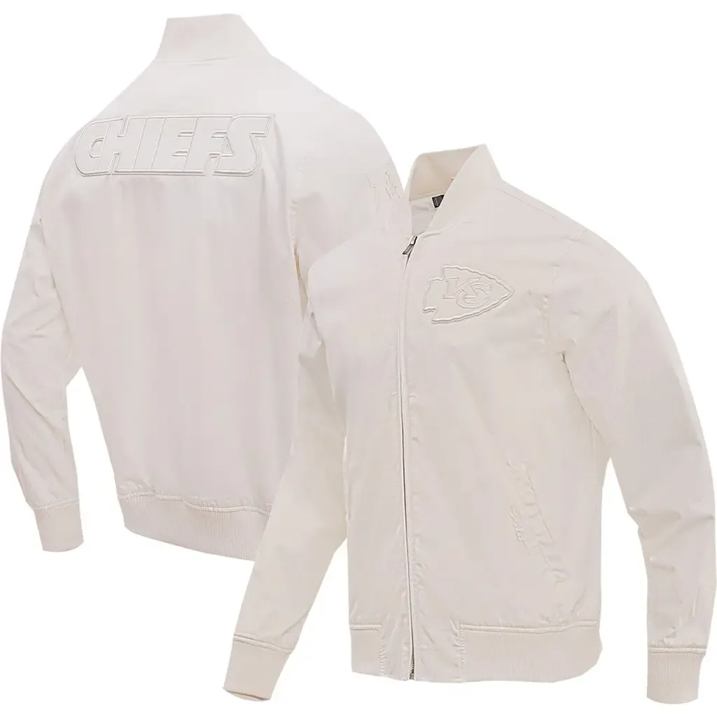 Pro Standard Kansas City Chiefs Neutral Full-Zip Jacket by PRO STANDARD