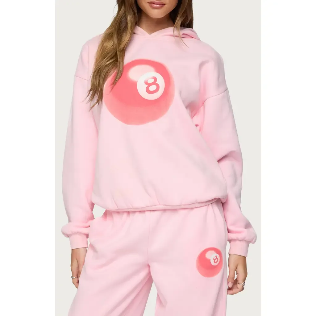 Lucky 8 Oversize Hoodie by EDIKTED