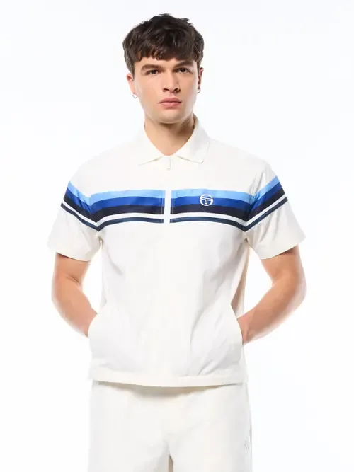 Striscia Short Sleeve Track Jacket by Sergio Tacchini
