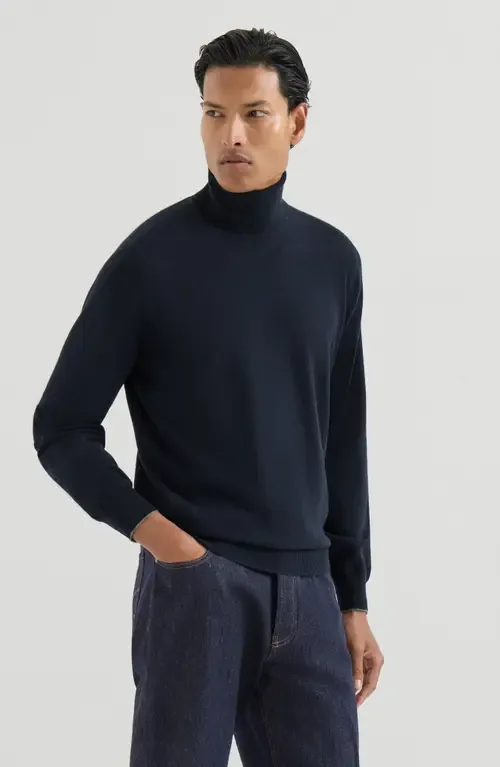 Cashmere Turtleneck Sweater by Brunello Cucinelli
