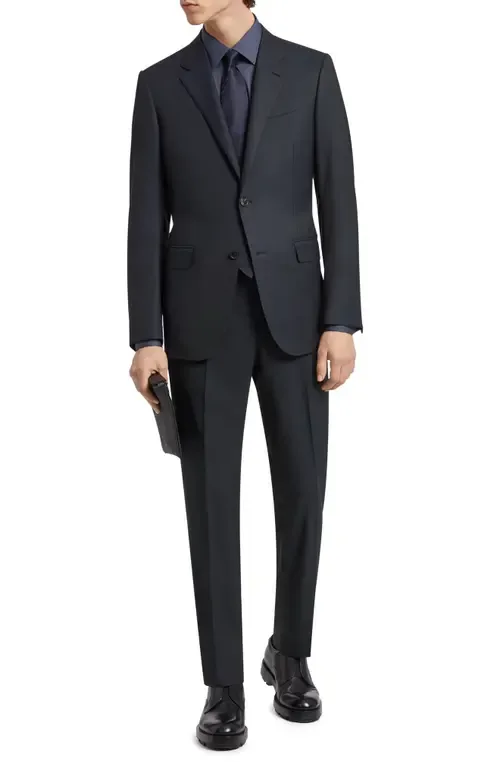 Regular Fit 15milmil15 Wool Suit by ZEGNA