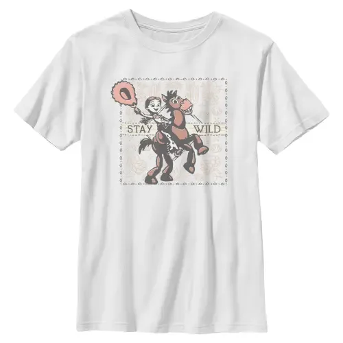 Stay Wild Jessie and Bullseye Graphic Short Sleeve T-Shirt by Toy Story 5