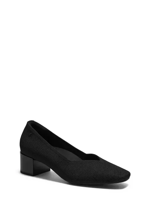Megan Square-Toe Stress Free Chunky Heels by VIVAIA