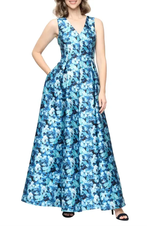 Sleeveless Mikado Gown by Alex Evenings