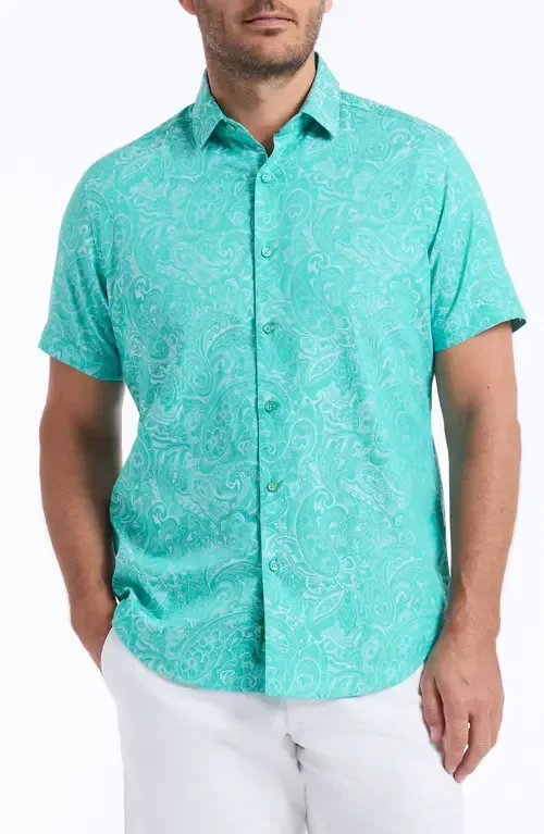Hudson Short Sleeve Button-Up Shirt by Robert Graham