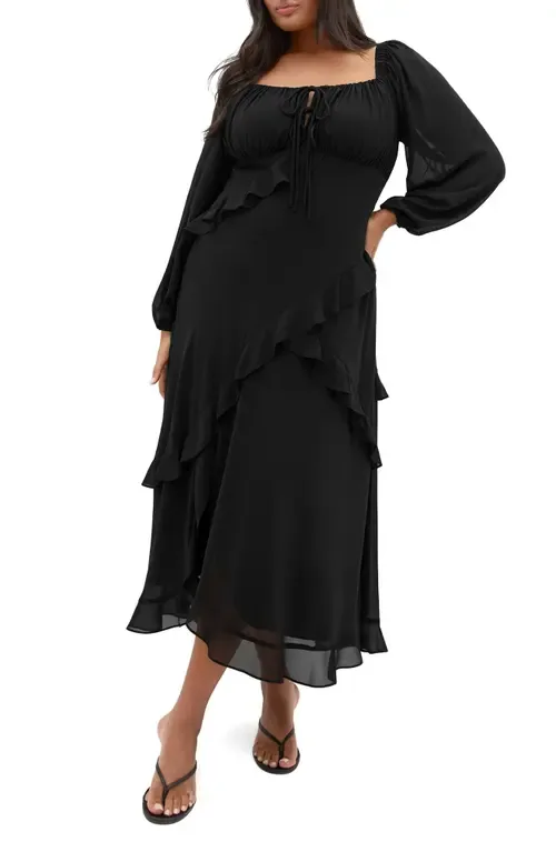 Shayla Long Sleeve Dress by City Chic