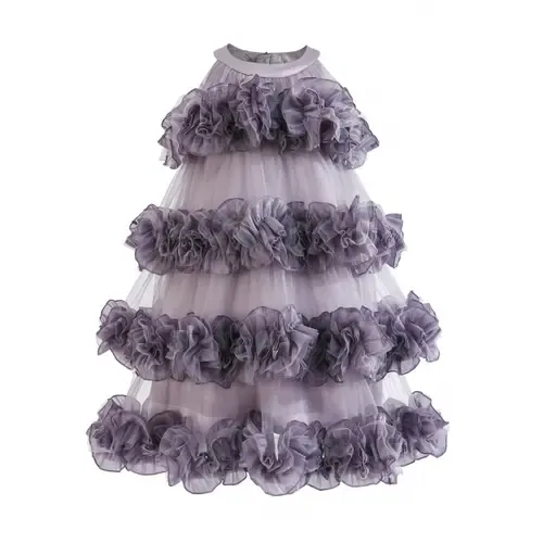 Elysia Tiered Ruffle Dress by Tulleen