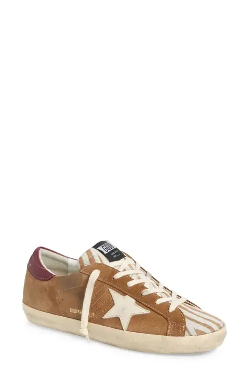 Super-Star Mixed Media Low Top Sneaker by Golden Goose