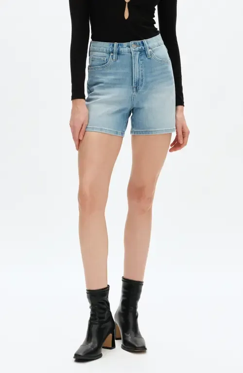 Elowen High Waist Denim Shorts