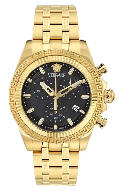 Fornax Chronograph Bracelet Watch, 43mm by Versace