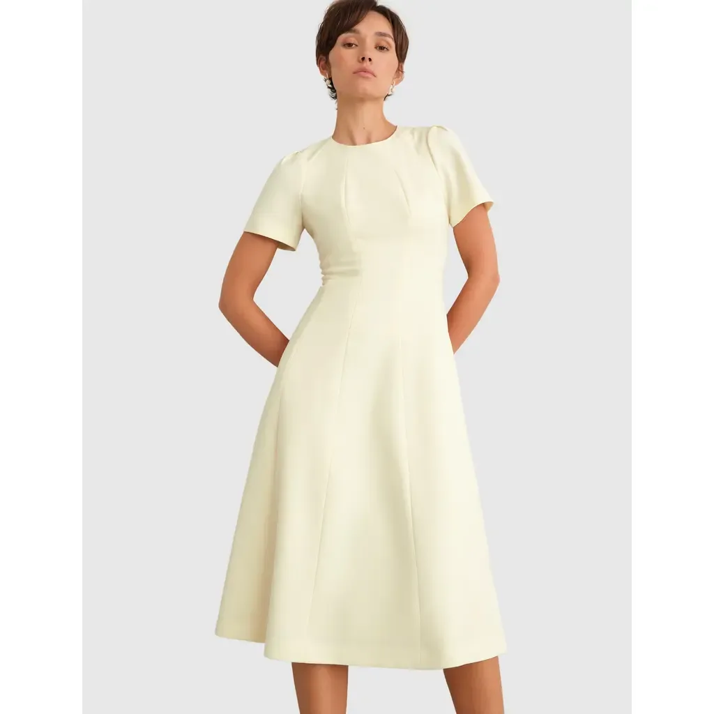 Eliana Fit Flare Midi Dress by HOBBS LONDON