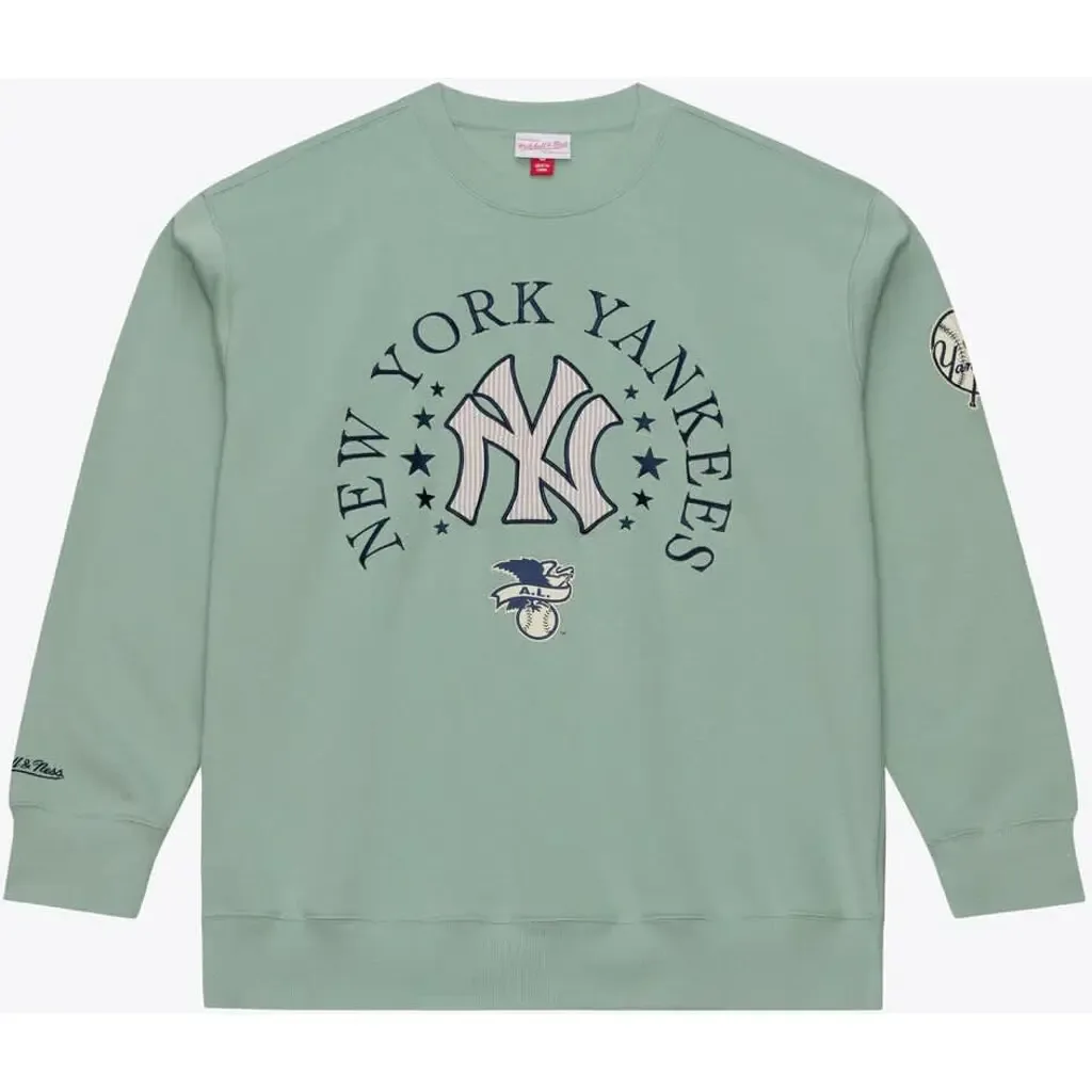 Mitchell & Ness New York Yankees Yacht Rock Fleece Sweatshirt by Mitchell & Ness