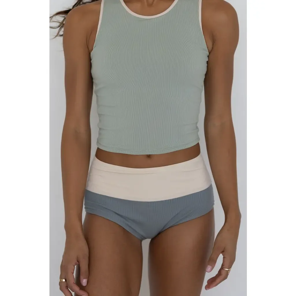 Havasu High Waisted Bikini Bottoms by Geode Swimwear