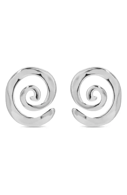 Aura Swirl Stud Earrings by Ettika