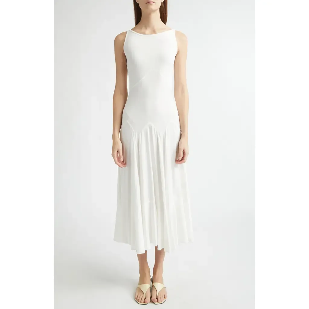 Dammit Janet Bias Cut Jersey Dress by EMILY DAWN LONG