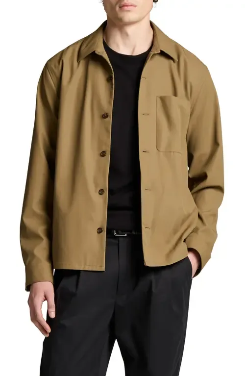 Bluff Button-Up Overshirt by Vince
