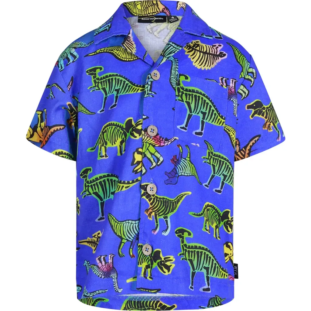 Dino Print Shirt by Rock Your Kid