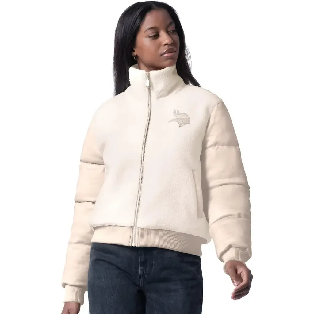 Minnesota Vikings Cheerleader Sherpa Full-Zip Jacket