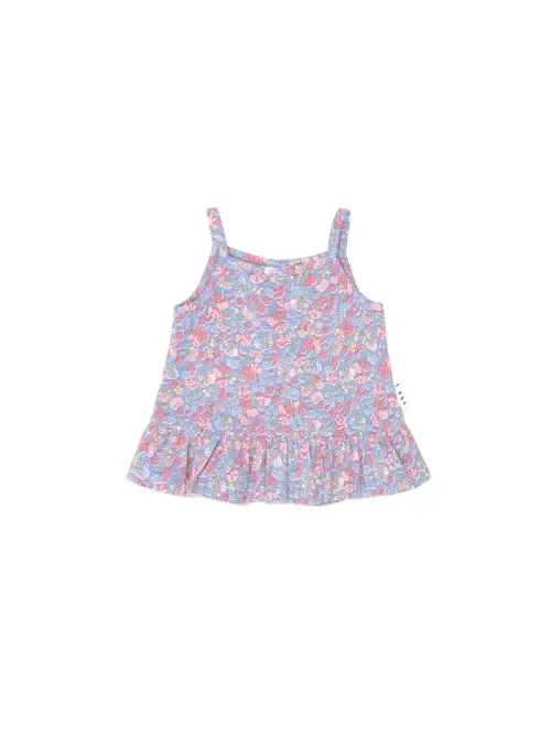 Vintage Floral Peplum Top by Huxbaby