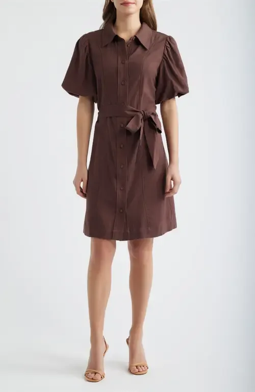 Lenni Button Front Minidress by Brave+True