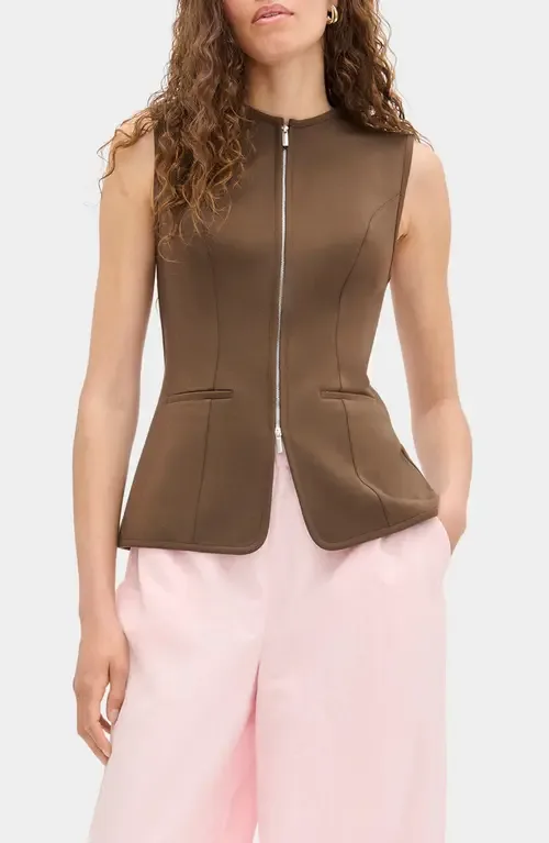 Miguel Zip Ponte Vest by ALIGNE