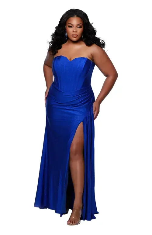 Strapless Corset Slim Fitted Gown by Sydney's Closet
