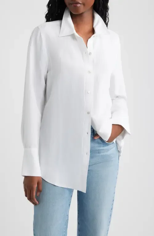 Knox Linen Blend Button-Up Shirt