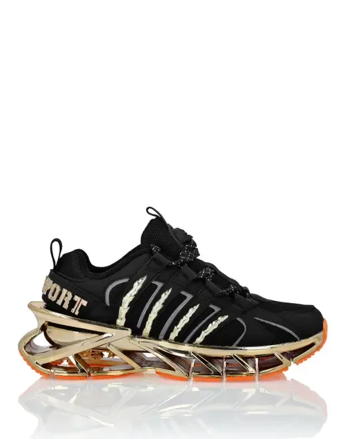 Runner Hi-Tech Unisex in Black/Gold by PLEIN SPORT