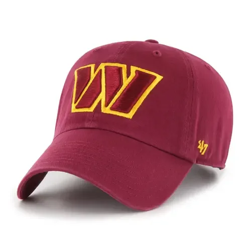 '47 Burgundy Washington Commanders Cleanup Adjustable Hat by '47