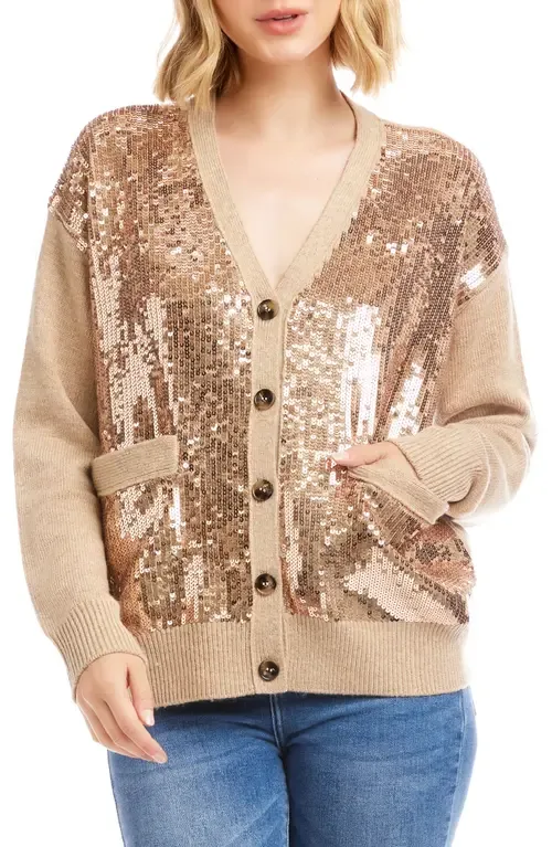 Sequin Cardigan by Karen Kane