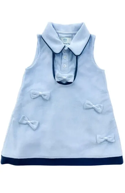 Terry Baby Blue Dress by Petite Maison Kids