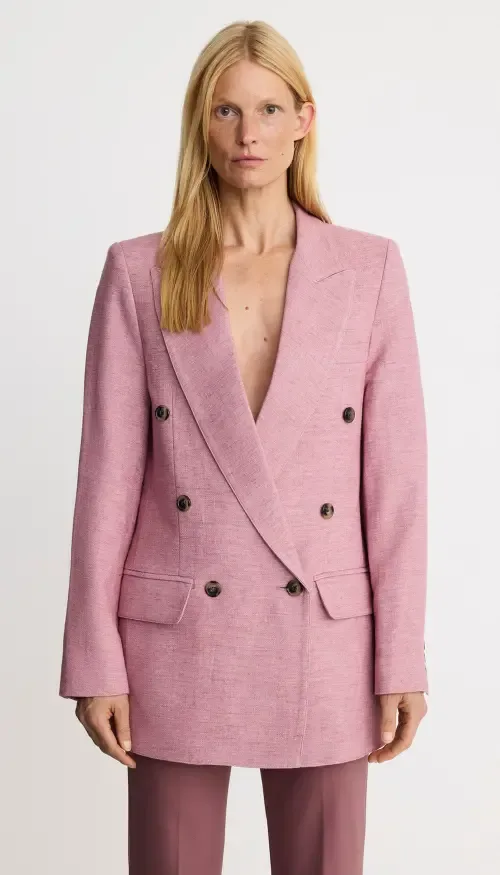 Oversized DB Peaked Lapel Blazer by Smythe